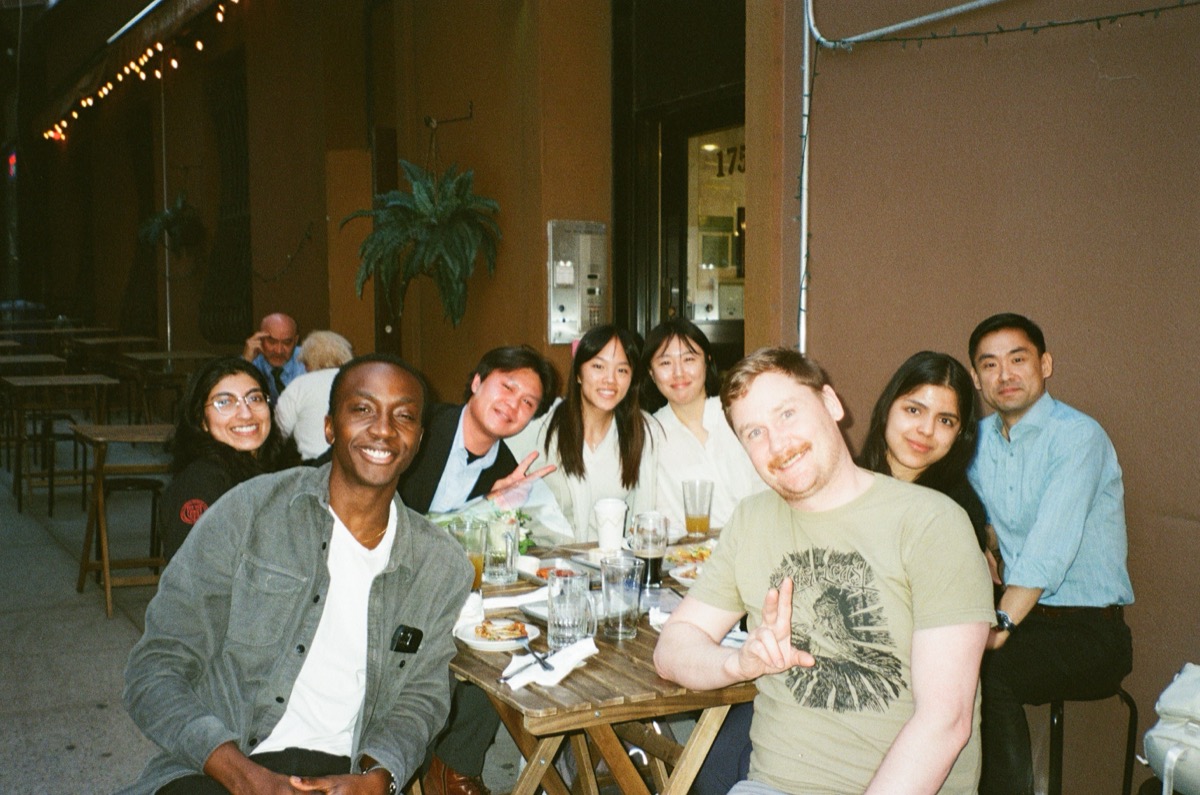 Lab dinner outing
